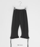 Liline Ribbon Shirring Capri Leggings Pants