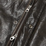 Honey Crack Leather Jacket