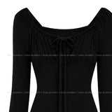 Rico Shirred Balloon Long Sleeve