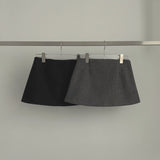 Wool A-line Skirt