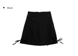 Heard nylon strap mini skirt