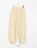 Yomi banding ribbed knit jogger pants