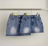 Date Vintage Span Underpants Denim Skirt