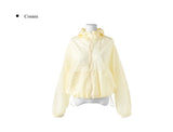 Revl Hood Nylon Windbreaker Zip-Up Jacket