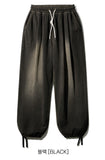 Cozy Slub Denim Banding Pants