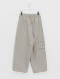 [unisex] Hyant Button Cut Cargo Wide Pants