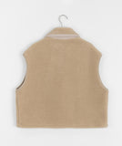 Mavani Fleece Toggle Collar Vest