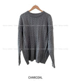 Cord Cable Round Knit
