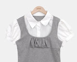 Yorkie Bustier Short Sleeve Shirt