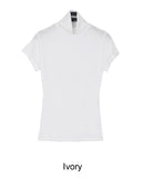 Seo Tencel Turtleneck Short Sleeve T-shirt