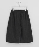 [BAONHAUS] Kilseuo Corduroy Bermuda Banding Pants