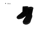 Ter Cowhide Soft Short Ugg Fleece Boots