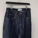 Slab Detail Wide Denim