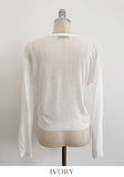 Genin Basic V-neck Cardigan