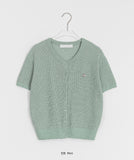 Kitel Linen Round Short Sleeve Cardigan