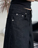 Ietan Slap Balloon Denim Pants