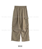 loopy pocket cargo nylon pants