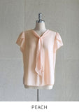 Pure Tulip Chiffon Tie Blouse