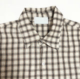 Scuz seersucker check shirt