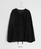 Noah See-through Summer Tie Blouse
