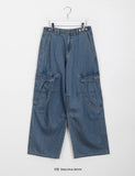 Temb Bizo Parachute Cargo Denim Pants