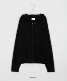 [unisex] Daco Two Way Summer Knit Hood Zip-Up