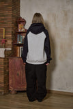 [2-WAY] Melody Patch Raglan Hood Zip-Up