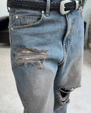 Alp Dusty Damage Denim Pants