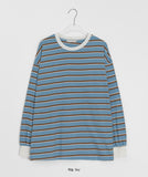 Tokumo Stripe Over Long Sleeve Tee