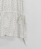 Lingel Star Hood Shirring Short Sleeve Tee
