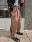 Ber Side Tuck Wide Pants