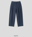 Martin cool linen two-tuck pants