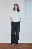 Wide Denim Pants