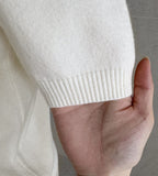 Terial Pearl Neck Volume Knit