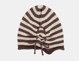 Behile Stripe Shirring Beanie
