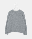 Seuha Henry Neck Button Overfit Knit