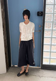 BACK BUTTON SLIT TEE