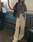 Tabe cotton wide pants