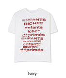 Turren Glitch Lettering Crop Short Sleeve Tee