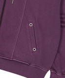 PIGMENT STRIPE MIXED ZIP UP HOODIE