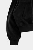 mauve balloon suede jumper