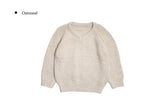 Glyn Wool Loose Fit V-Neck Raglan Long Knit