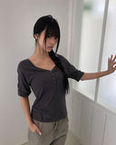 Dales Roll-up Three Quarter T-shirt