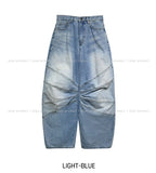 Inport Rivet Balloon Denim Pants