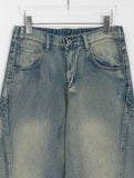 [unisex] Zenly Curve Denim Balloon Pants