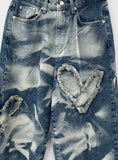 Tish Heart Patch Denim