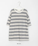 [unisex] Laise Summer Stripe Over Short Sleeve Knit