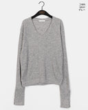 [Wool20] Funb Button V-Neck Wool Knit