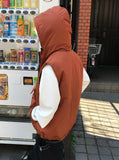 POCKET PADDING HOOD VEST