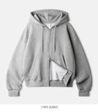 Daycut Crop Overfit Hood Zip-Up